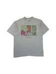 Vintage TeeJays Shirt 90s Bedard "Good Wishes!" Grau L