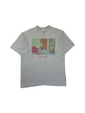 Vintage TeeJays Shirt 90s Bedard "Good Wishes!" Grau L