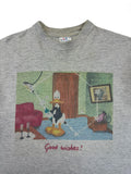 Vintage TeeJays Shirt 90s Bedard "Good Wishes!" Grau L