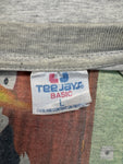 Vintage TeeJays Shirt 90s Bedard "Good Wishes!" Grau L