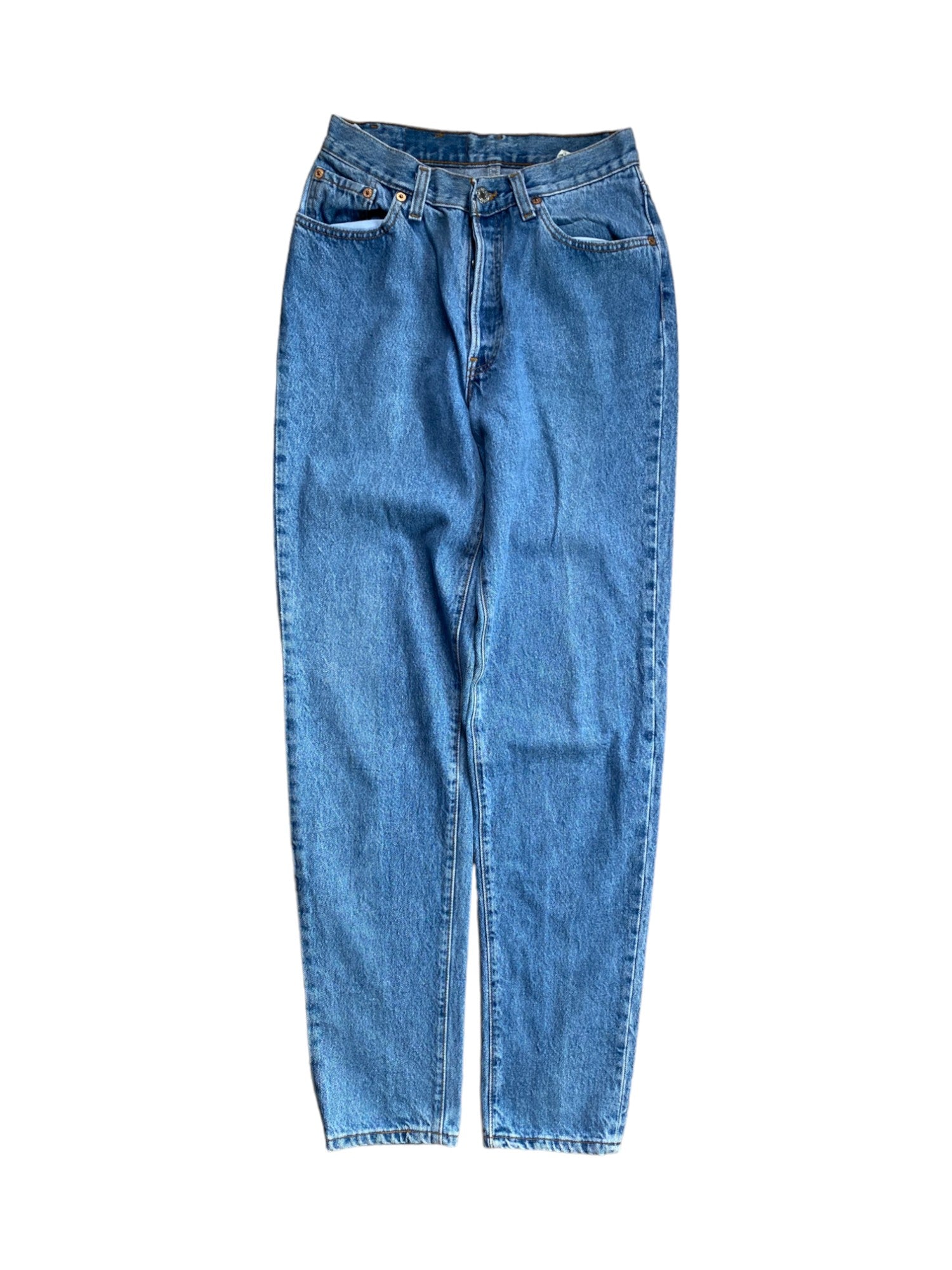 Classic! Vintage Levis Jeans 17501-0191 Regular Fit Straight Leg Damen Blau (9) S - RareRags