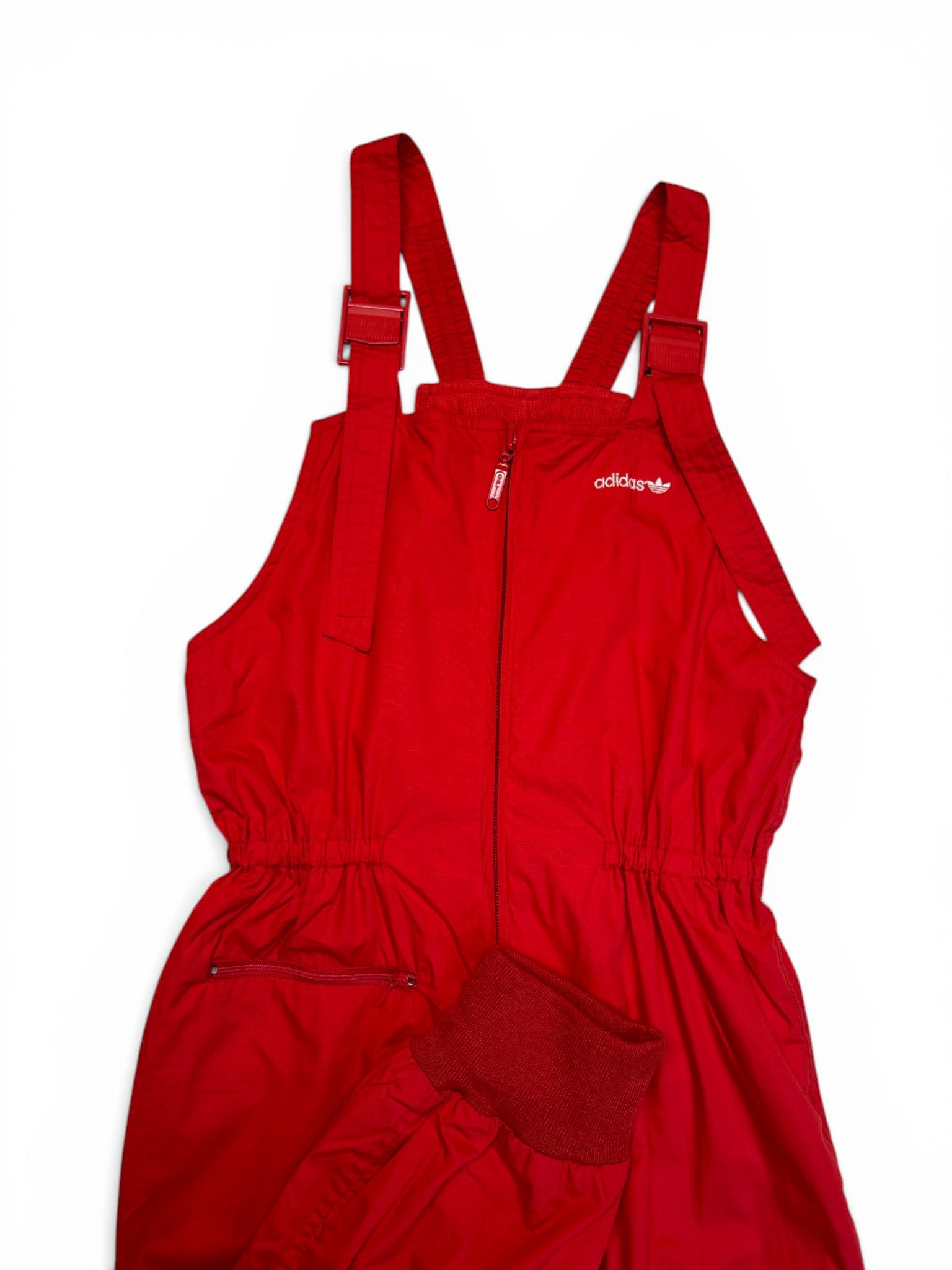 90s Adidas Damen Skianzug Deadstock Rot D40 M