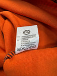 Vintage Avanti By C&A Shirt 90s Warped Checkerboard Schwarz Orange XL