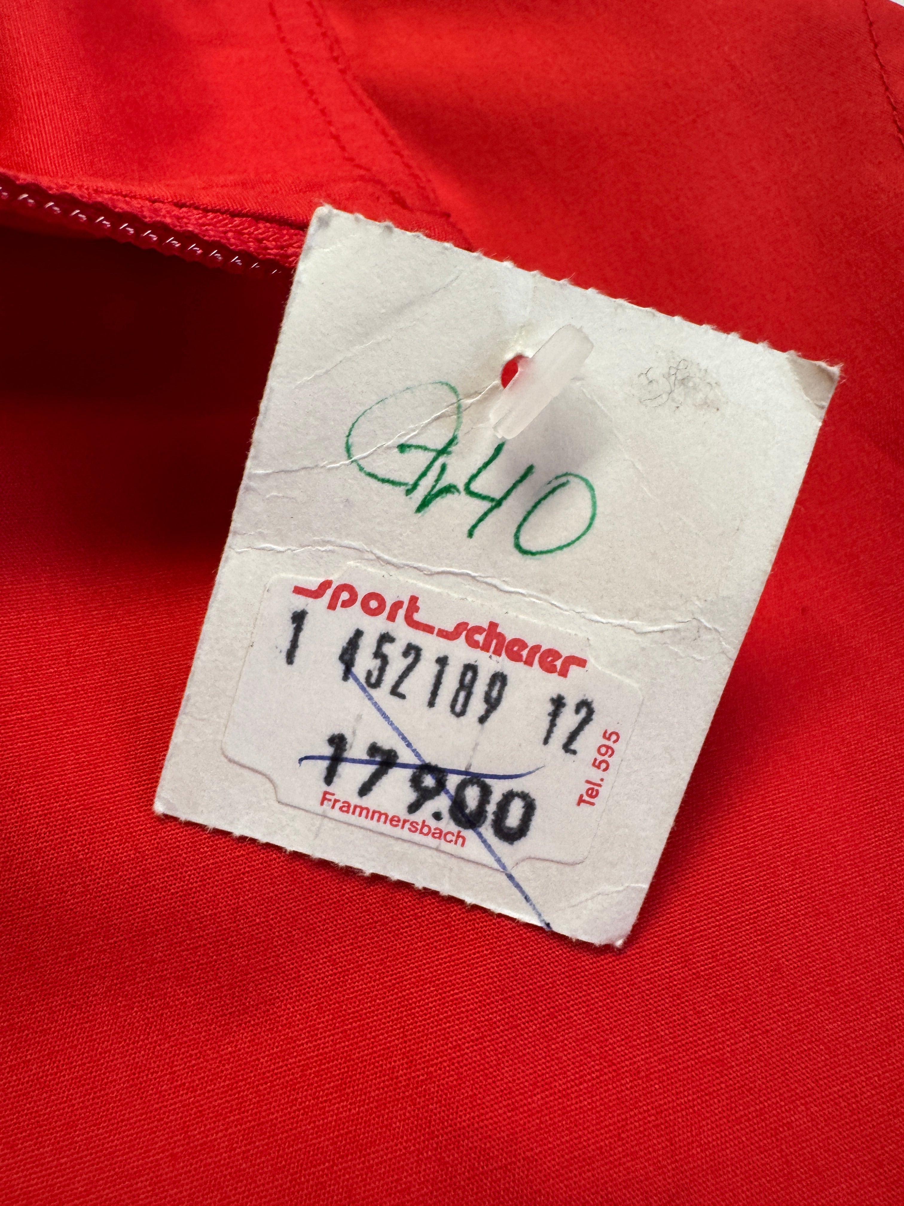 90s Adidas Damen Skianzug Deadstock Rot D40 M