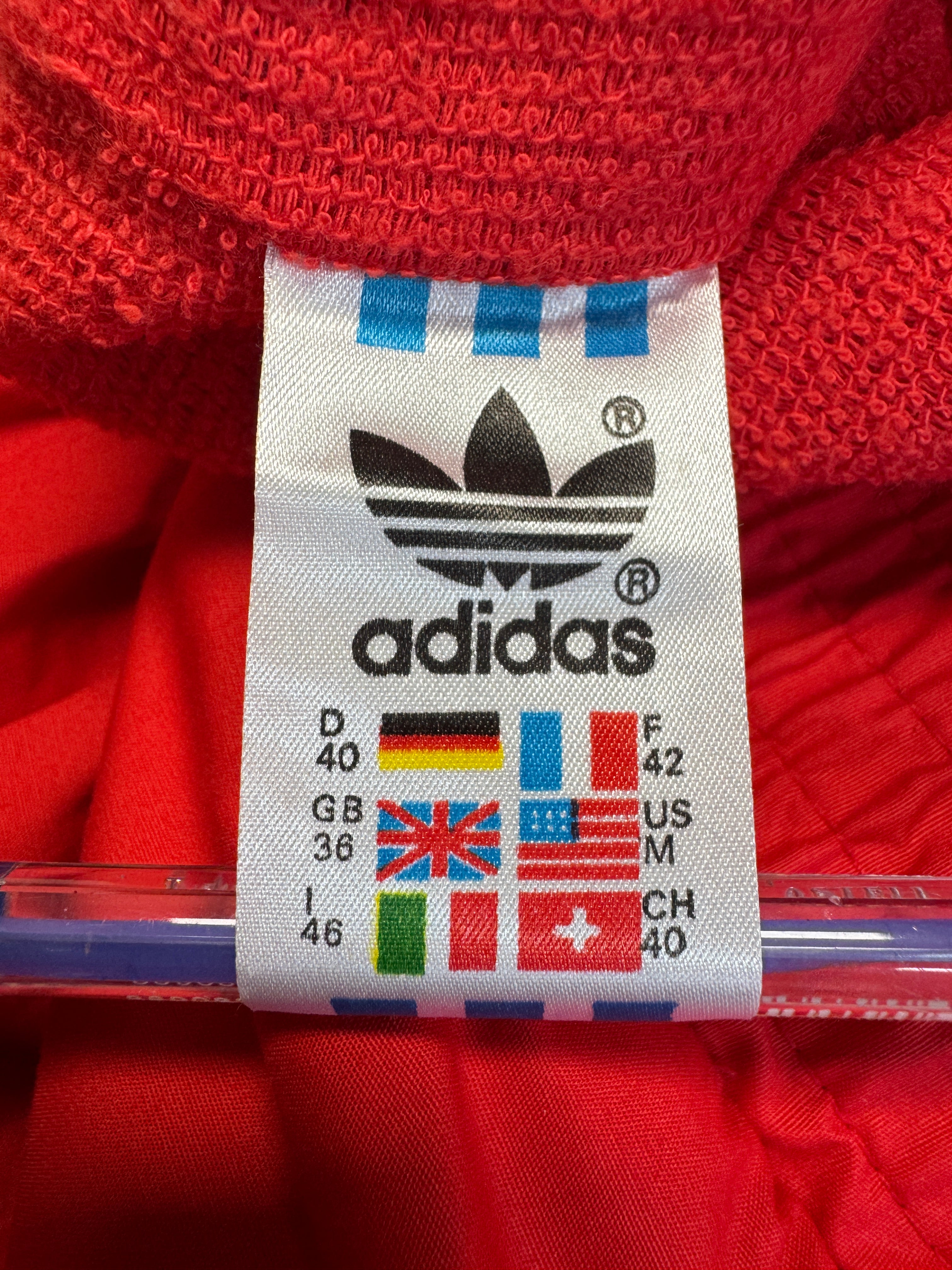 90s Adidas Damen Skianzug Deadstock Rot D40 M