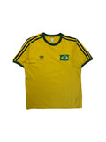 2007 Adidas Retro Shirt Brasil Gelb