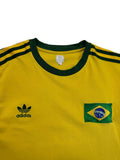 2007 Adidas Retro Shirt Brasil Gelb