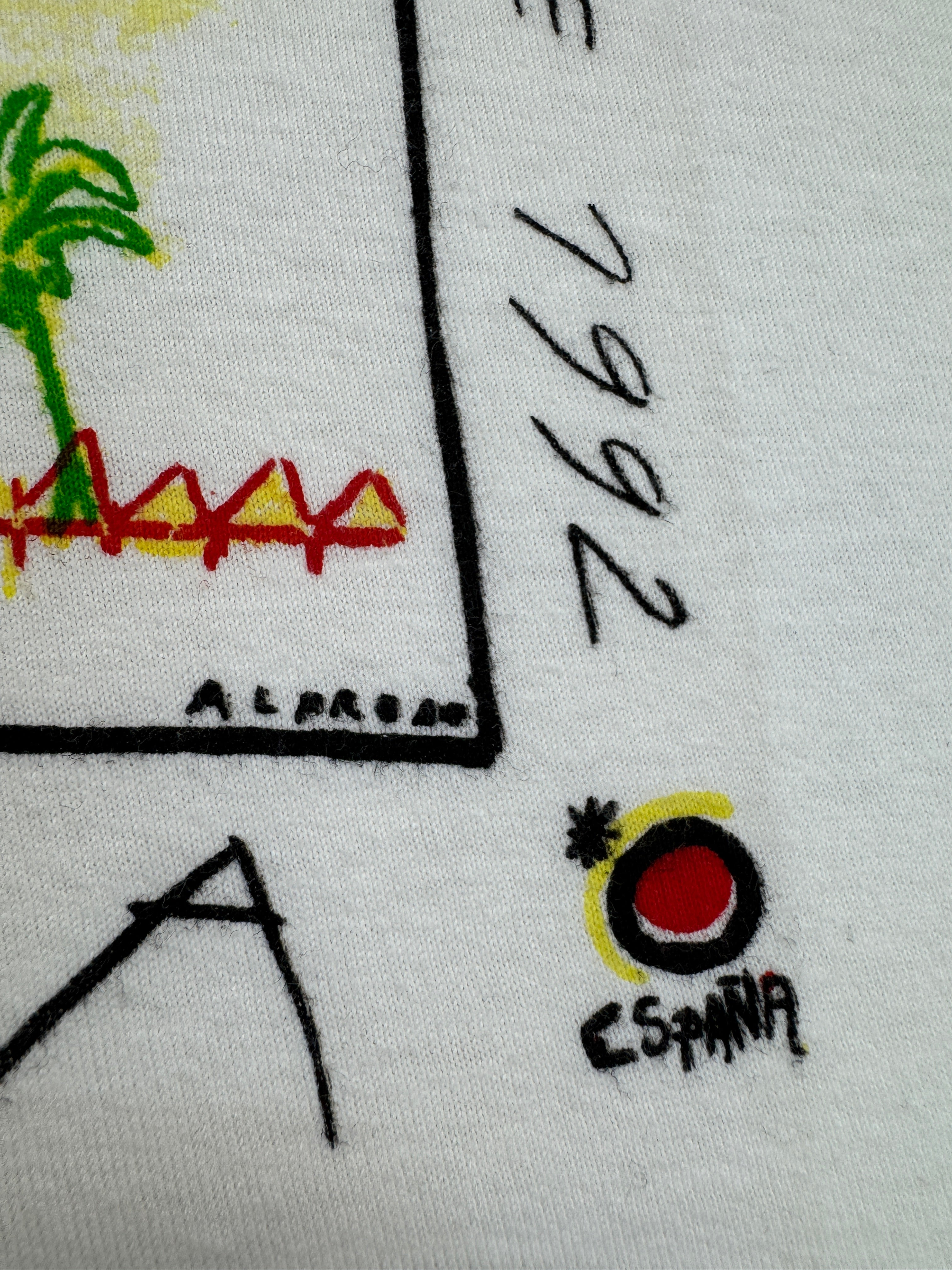 Vintage Mas Sana Shirt EXPO 1992 Sevilla Weiß M