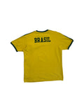 2007 Adidas Retro Shirt Brasil Gelb
