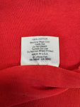 Vintage Official Fan Shirt 90s Trashed NFL Chiefs Football Single Stitch Made In USA Rot L