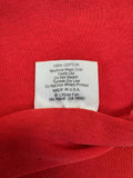 Vintage Official Fan Shirt 90s Trashed NFL Chiefs Football Single Stitch Made In USA Rot L