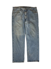 Vintage Levis Jeans 505 Regular Fit Straight Leg Herren Blau (W42 L30) XL -XXL