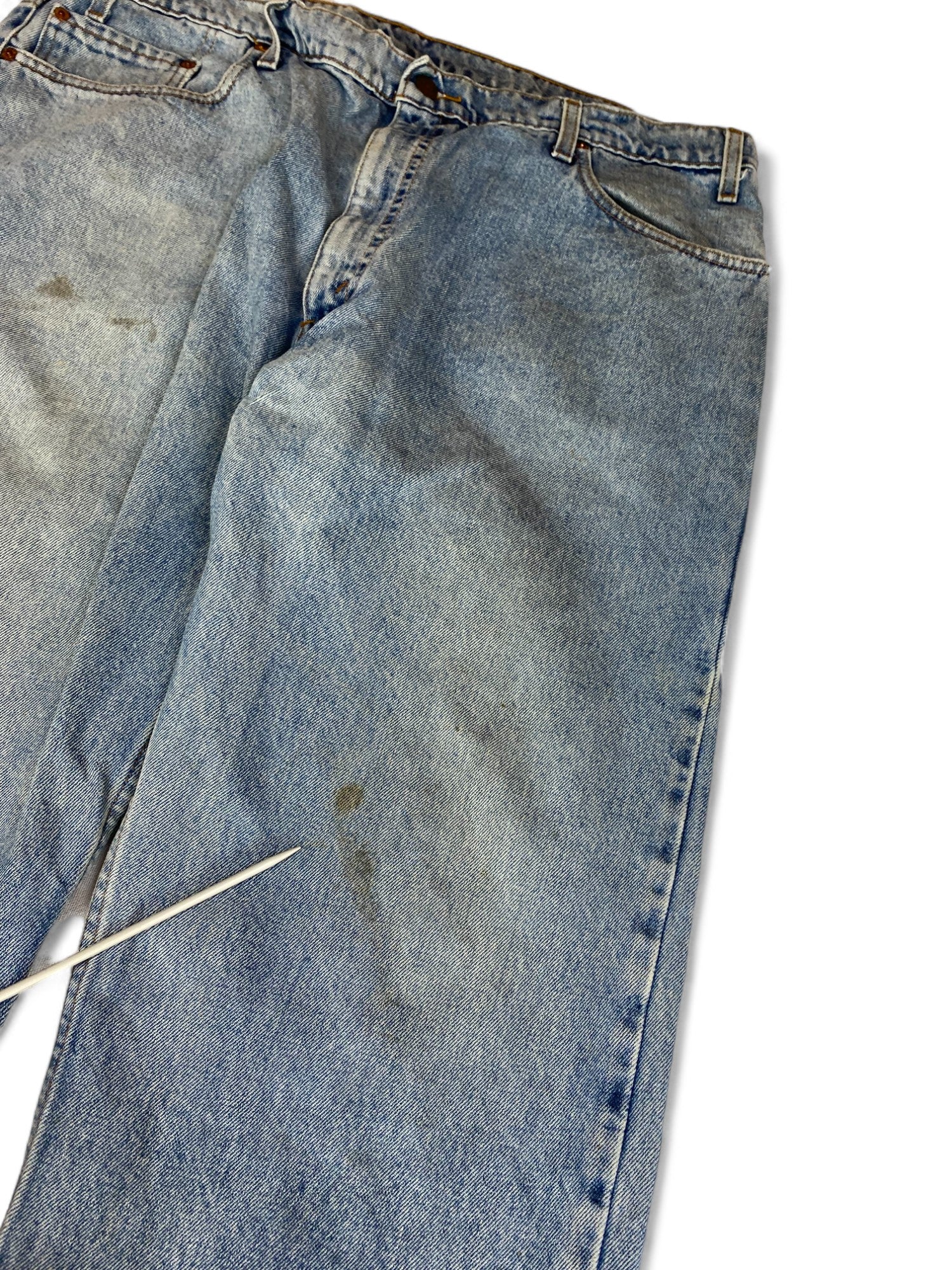 Vintage Levis Jeans 505 Regular Fit Straight Leg Herren Blau (W42 L30) XL -XXL