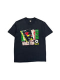 1990 Screen Stars Shirt World Cup Italia Single Stitch Made In USA Schwarz