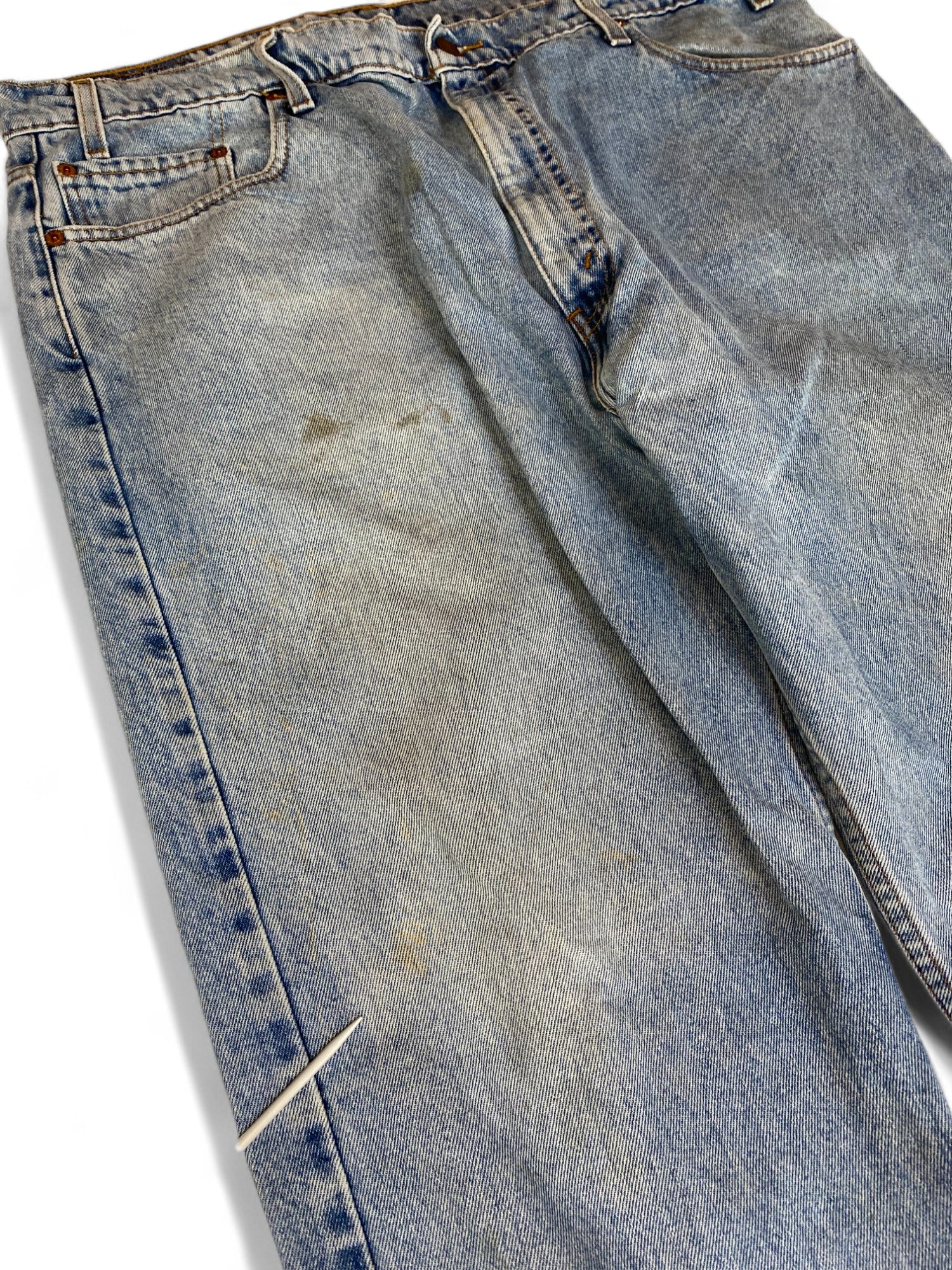 Vintage Levis Jeans 505 Regular Fit Straight Leg Herren Blau (W42 L30) XL -XXL