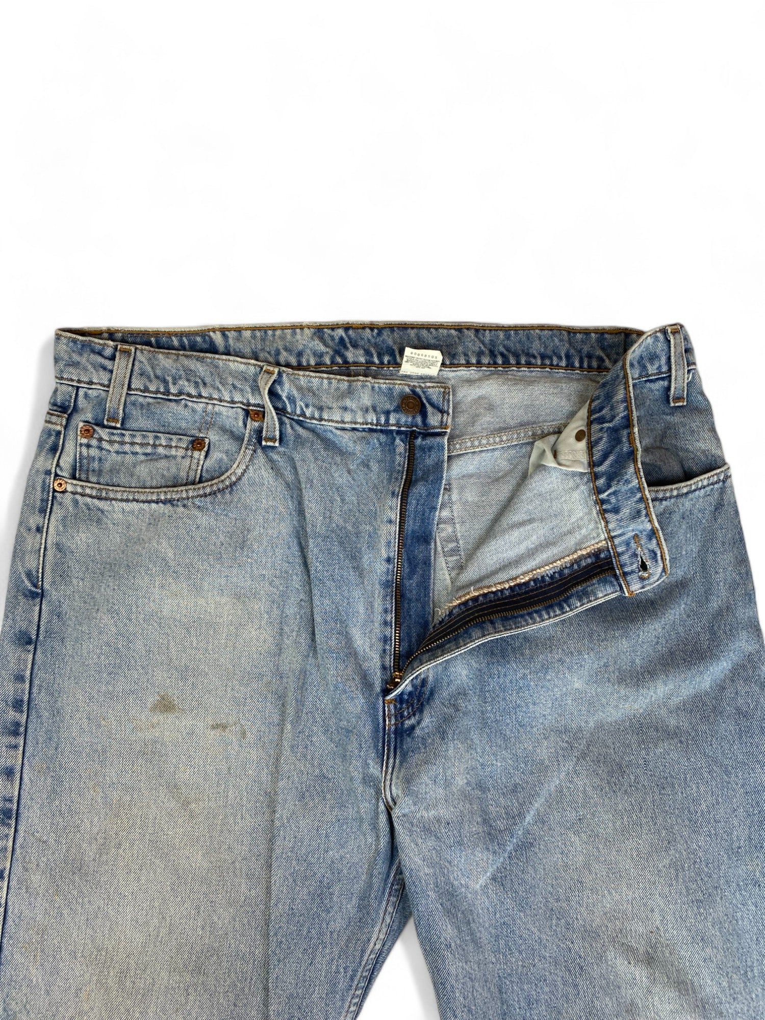 Vintage Levis Jeans 505 Regular Fit Straight Leg Herren Blau (W42 L30) XL -XXL