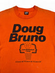 Vintage Fruit Of The Loom Damen Shirt 80s "Doug Bruno Girls Basketball Camp" Single Stitch Made In USA Orange XL