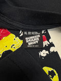 1990 Screen Stars Shirt World Cup Italia Single Stitch Made In USA Schwarz