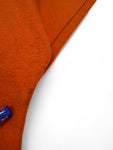 Vintage Fruit Of The Loom Damen Shirt 80s "Doug Bruno Girls Basketball Camp" Single Stitch Made In USA Orange XL