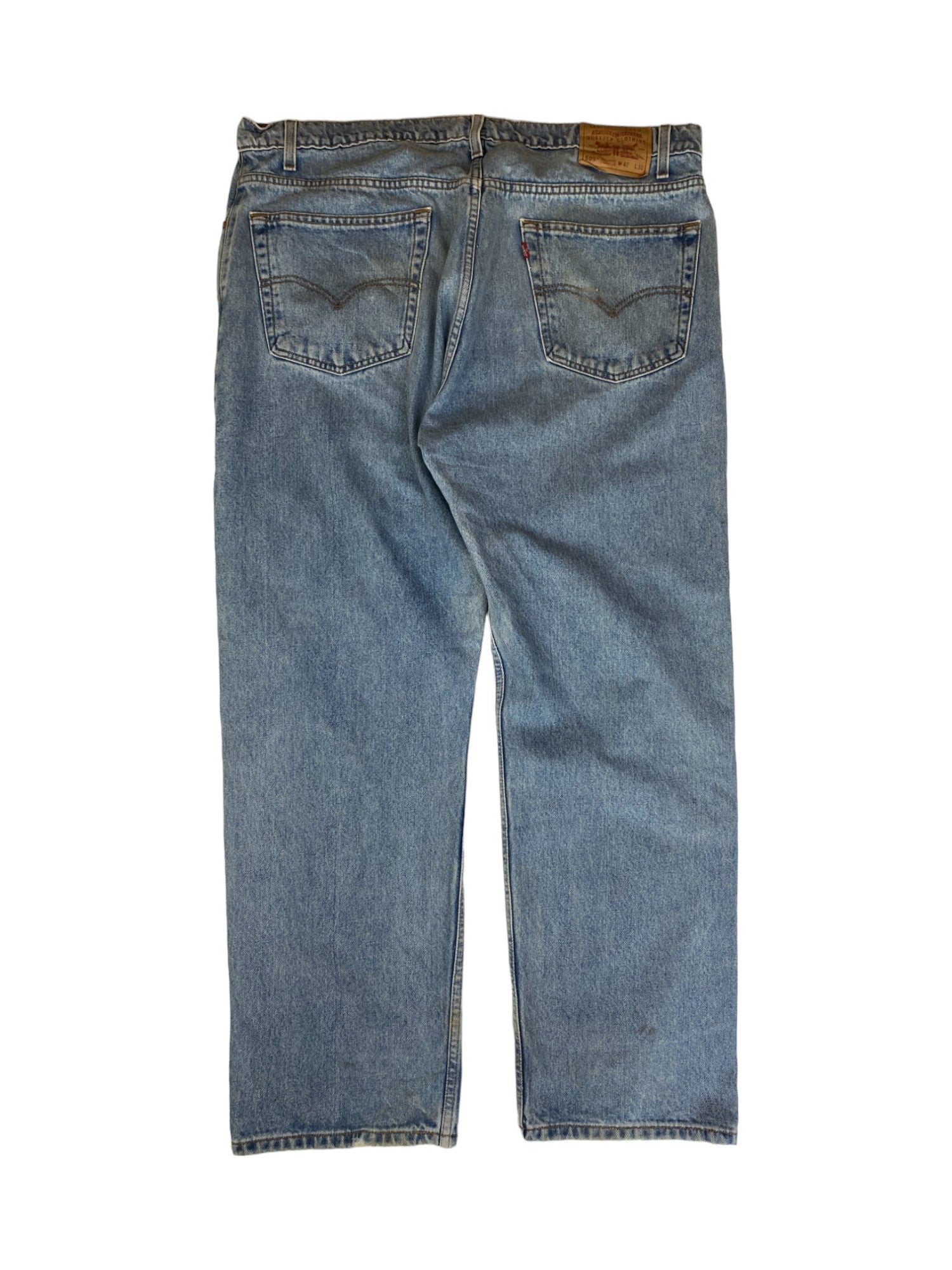 Vintage Levis Jeans 505 Regular Fit Straight Leg Herren Blau (W42 L30) XL -XXL