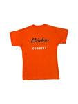 Vintage Fruit Of The Loom Damen Shirt 80s "Doug Bruno Girls Basketball Camp" Single Stitch Made In USA Orange XL
