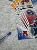 Vintage Salem Shirt 1994 Super Bowl Georgia Dome Atlanta Single Stitch Made In USA Heather Grau L