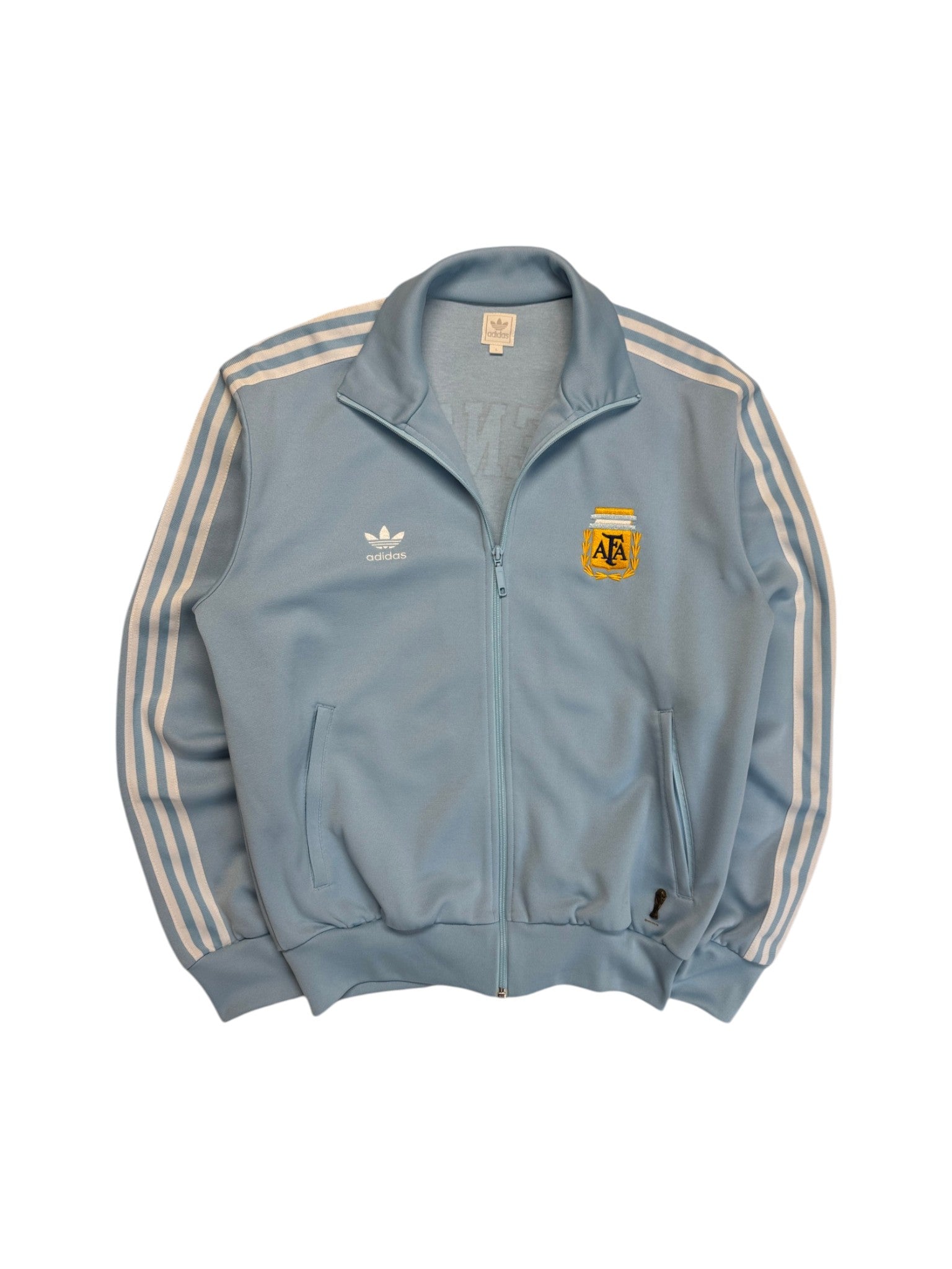2005 Adidas Retro Sportjacke Argentina Blau