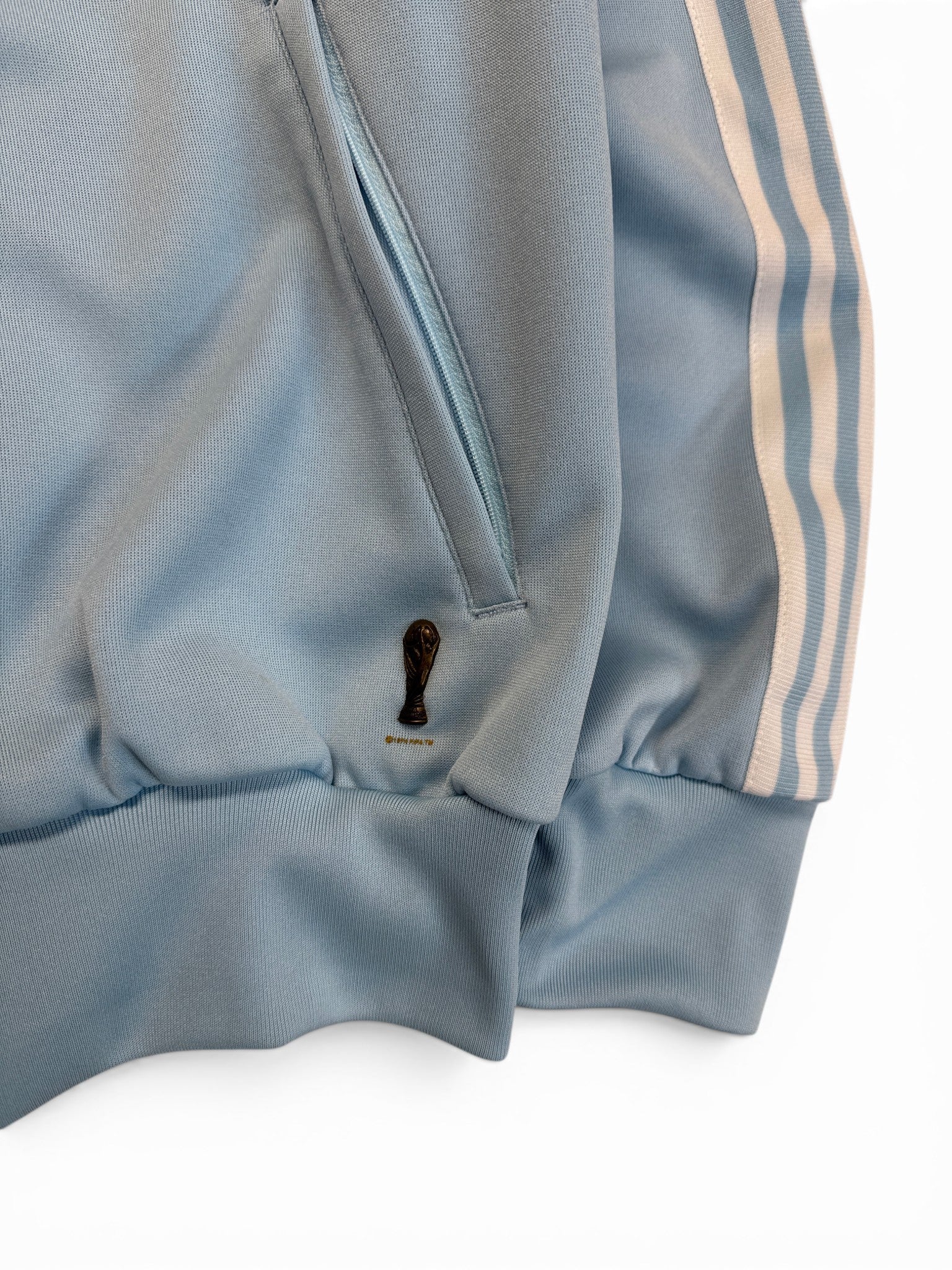 2005 Adidas Retro Sportjacke Argentina Blau