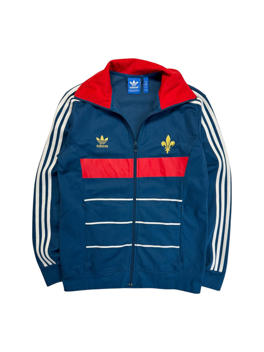 2013 Adidas Retro Sportjacke Frankreich Blau