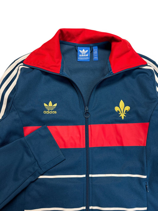 2013 Adidas Retro Sportjacke Frankreich Blau