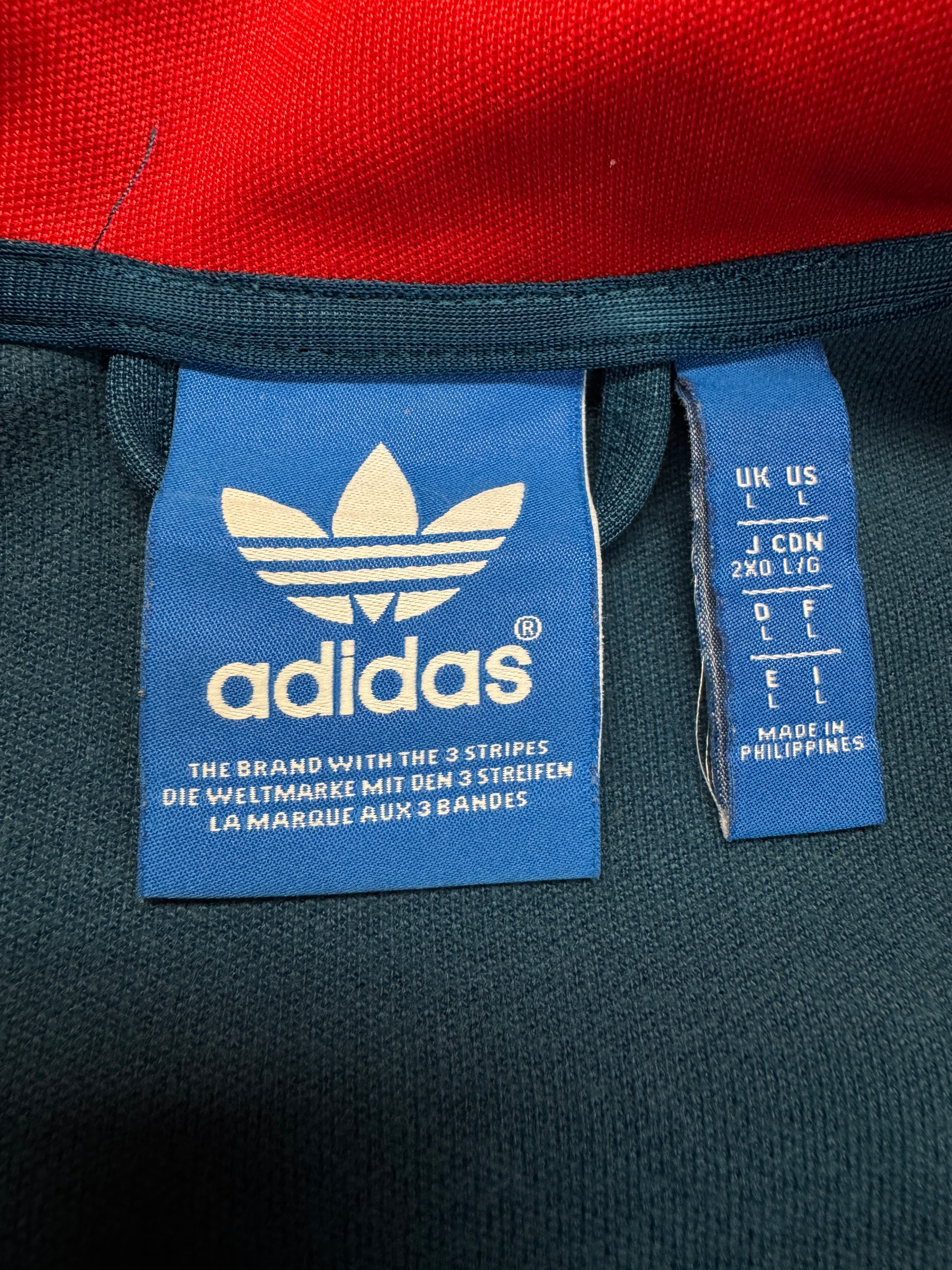 2013 Adidas Retro Sportjacke Frankreich Blau