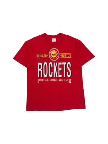 Vintage Hanes Shirt 90s NBA Houston Rockets Single Stitch Made In USA Rot XL