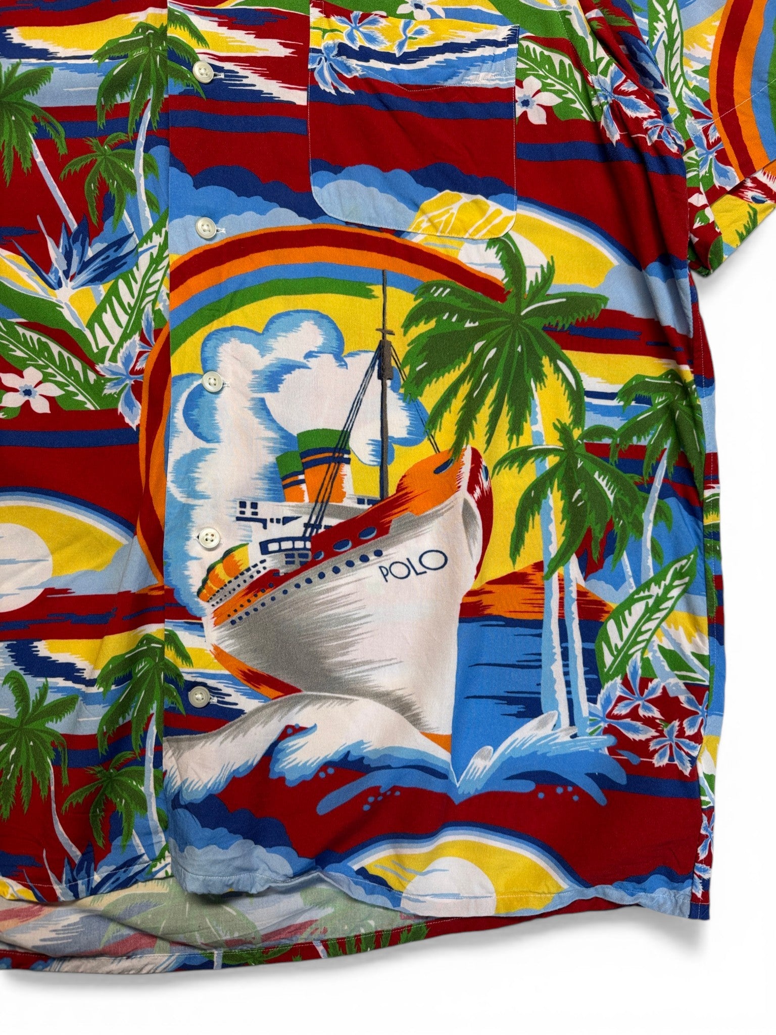 Ralph Lauren Hawaii Hemd Bunt XL