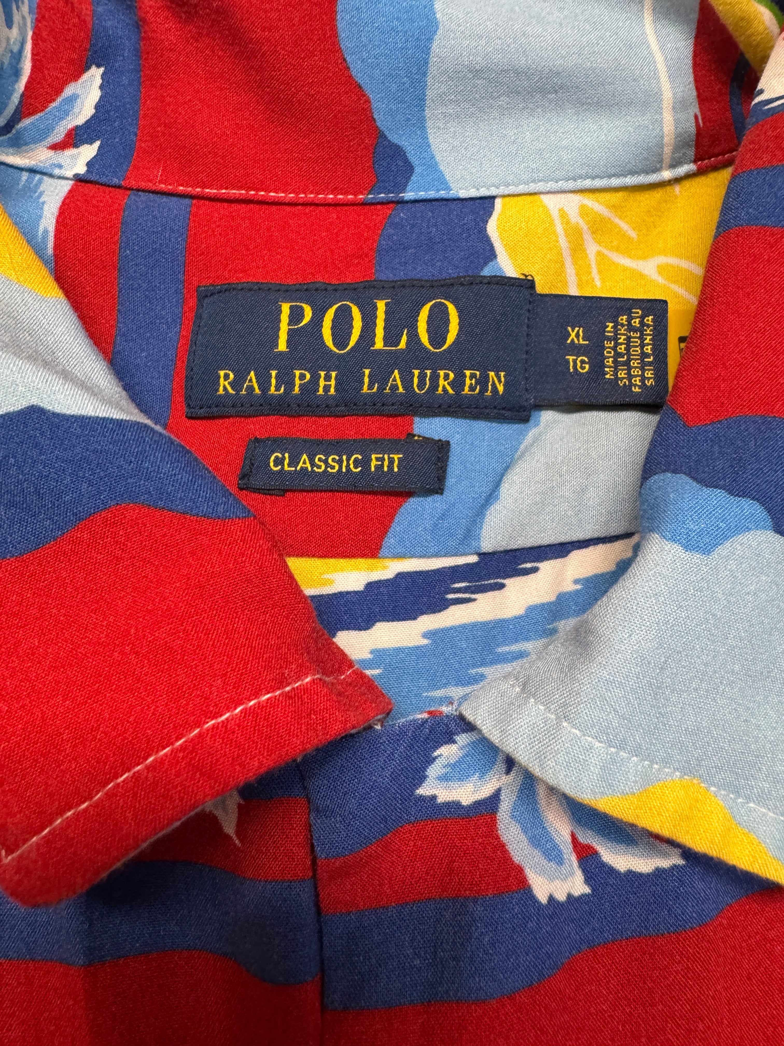 Ralph Lauren Hawaii Hemd Bunt XL