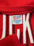 Vintage Hanes Shirt 90s NBA Houston Rockets Single Stitch Made In USA Rot XL