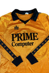 Rare! Vintage Admiral Trikot 80s Pr1me Computer Werbung Orange Schwarz L