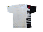 Rare! Vintage Nike Poloshirt Challenge Court Andre Agassi Weiß Schwarz XL