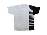 Rare! Vintage Nike Poloshirt Challenge Court Andre Agassi Weiß Schwarz XL