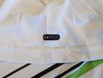 Vintage Nike Poloshirt Challenge Court Andre Agassi Gestreift Made In USA Weiß Grün XL