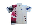 Rare! Vintage Nike Poloshirt Challenge Court Andre Agassi Weiß Pink XL