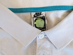 Rare! Vintage Nike Poloshirt 1990/91 Challenge Court Andre Agassi Weiß Schwarz XL