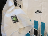 Rare! Vintage Nike Poloshirt Challenge Court Andre Agassi Weiß Türkis XXL