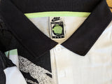 Rare! Vintage Nike Poloshirt Challenge Court Andre Agassi Weiß Türkis XXL