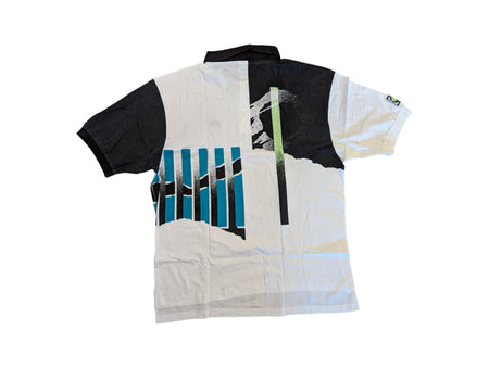 Rare! Vintage Nike Poloshirt Challenge Court Andre Agassi Weiß Türkis XXL