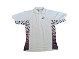 Rare! Vintage Nike Poloshirt 1989 Challenge Court McEnroe Made In Italy Weiß Schwarz L