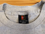 Vintage Nike Shirt Challenge Court Agassi Australian Open 2000 OZ Made In Australia Grau L