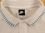 Vintage Nike Poloshirt Challenge Court Weiß Hellblau XL