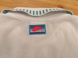 Vintage Nike Poloshirt Challenge Court Weiß Hellblau XL