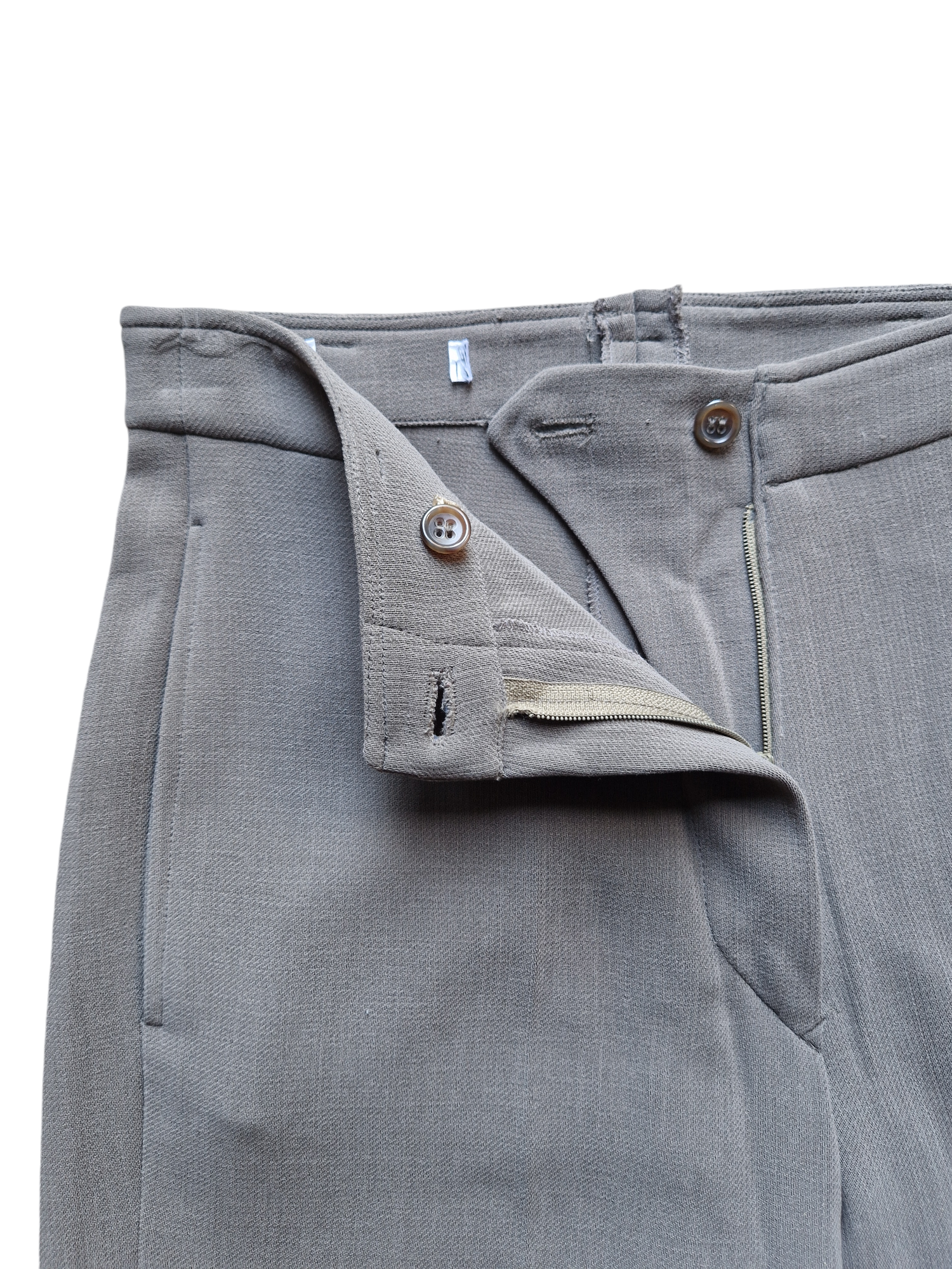 Vintage Jil Sander Hose Damen Made In Italy Grau Grün 38