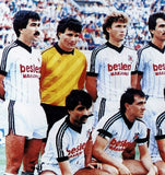 80s Adidas Torwarttrikot Besiktas 86/87 / Lokomotiv Moscow 89-90 Gelb Schwarz XS